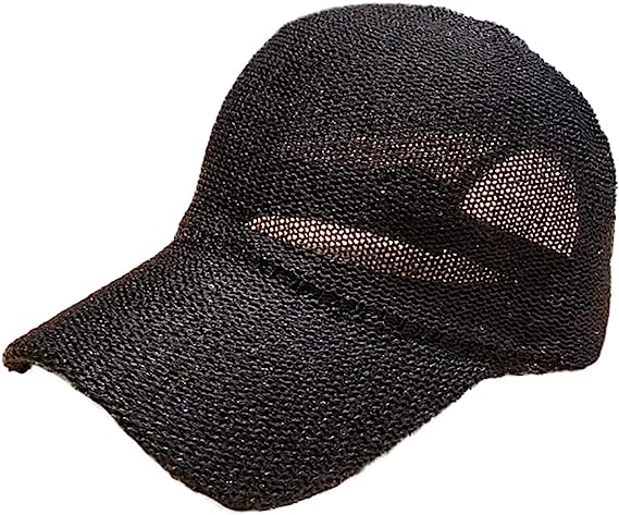 Women Men Baseball Hat Breathable Full Mesh Trucker Hat Summer Outdoor Sports Hat Travel Hat
