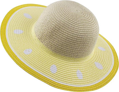 Womens Sun Straw Hat Wide Brim Summer Hat Beach Hats